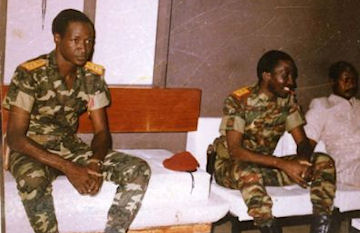 Blaise Compaor et Thomas Sankara