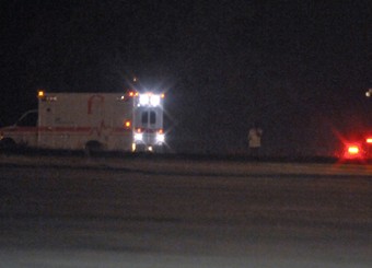 L'ambulance transportant le président Yar'Adua à Abuja le 24 février