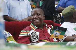 Julius Malema, le controvers prsident de la ligue des jeunes de l'ANC