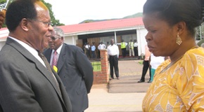 Shanil Muluzi et son mari l'ex-prsident Bakili Muluzi
