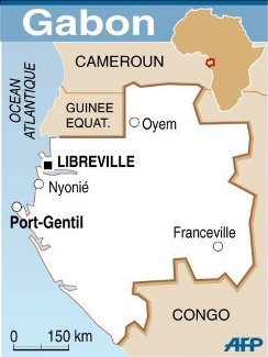 Carte du Gabon