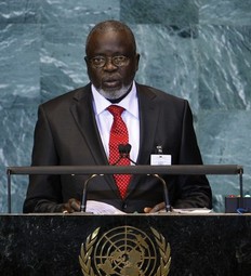 Le prsident bissau-guinen Malam Bacai Sanha