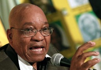 Jacob Zuma, le prsident de l'Afrique du Sud