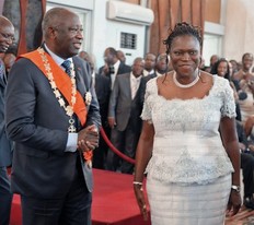 Laurent et Simone Gbagbo