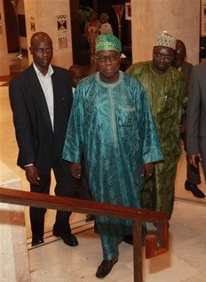 Olusegun Obasanjo  Abidjan le samedi 8/01/11