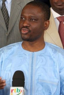 Guillaume Soro,  le 20 janvier 2011  Ouagadougou