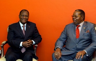 Bingu Wa Mutharika et Alassane Ouattara