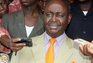 Le  chef de l'Etat centrafricain sortant Franois Boziz 