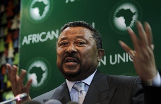 Jean Ping  Addis Abeba le samedi 29 janvier 2011 en confrence de Presse