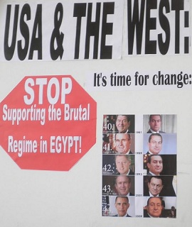Cinq prsidents amricains se sont succds depuis que Mubarak a pris les rnes