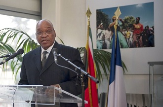 Jacob Zuma  Arcueil le 3 mars 2011