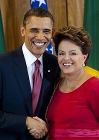 Barack Obama et Dilma Roussef