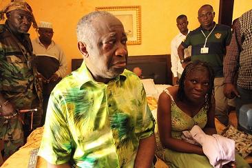 Laurent et Simone Gbagbo aprs leur capture