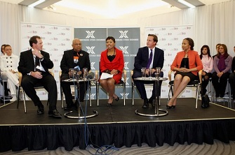David Cameron  une sance de questions rponses  la bourse de Johannesburg le 18 juillet 2011