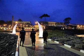 Une vue du complexe construit  Malabo pour le sommet de l'Union Africaine