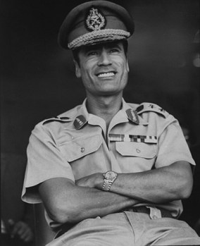 Mouammar Kadhafi jeune