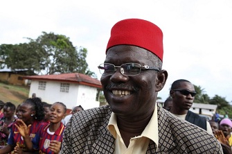 Prince Johnson, ancien chef de guerre devenu pasteur, puis snateur...