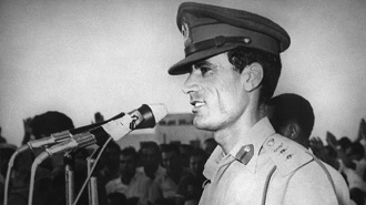 Mouammar Kadhafi jeune