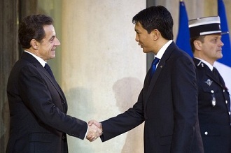 Andry Rajoelina reu par Nicolas Sarkozy le 7 dcembre 2011