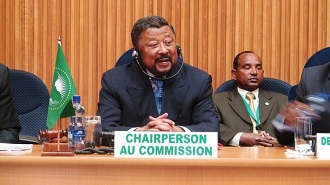 Jean Ping, prsident de la commission de l'Union Africaine