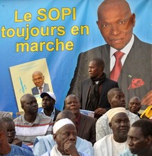 Affiche de campagne d'Abdoulaye Wade