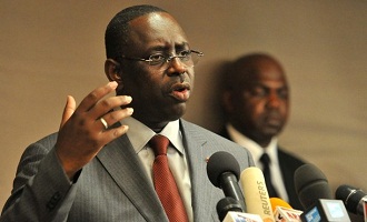 Macky Sall en confrence de presse le 29 fvrier 2012