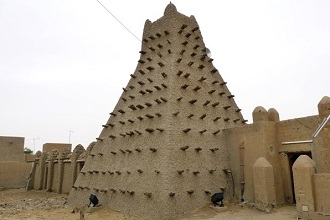 Un mausole  Tombouctou