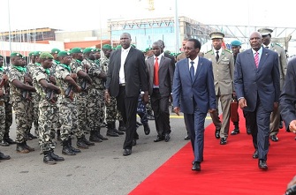 Dioncounda Traor et Cheick Modibo Diarra le 27 juillet 2012  Bamako