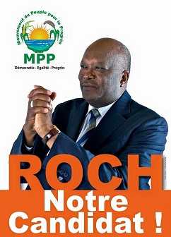 Roch Marc Kaboré est le nouveau président du Burkina