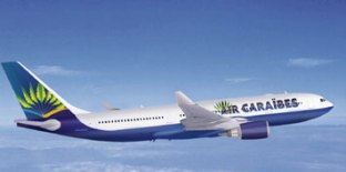 Un avion d'Air Carabes