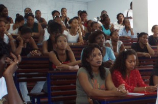 Des tudiants de l'Unversit des Antilles-Guyane