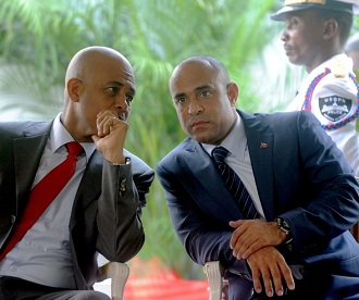 Michel Martelly et Laurent Lamothe