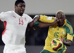 Radhi Jaidi face  Sibusiso Zuma 