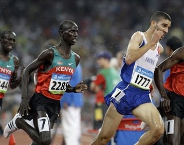 Brimin Kiprop Kipruto et son dauphin Mahiedine Mekhissi-Benabbad
