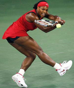 Serena Williams pendant la finale