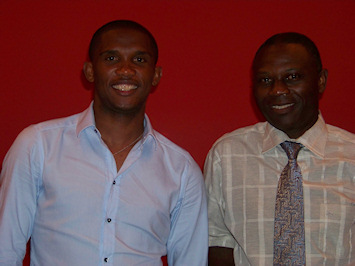 Samuel Eto'o et Eugene Ebode