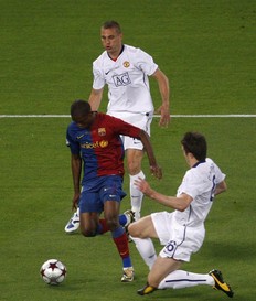 Samuel Eto'o va marquer le premier but de Barcelone