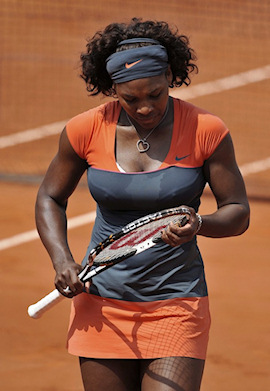 Serena Williams a t limine en trois sets de l'dition 2009 de Roland-Garros