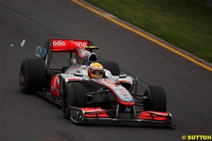 Lewis Hamilton pendant le grand prix