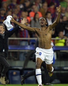 Samuel Eto'o et l'Inter ont obtenu leur qualification au Nou camp