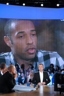 Thierry Henry lors de son interview avec Michel Denisot diffusée le 25 juin