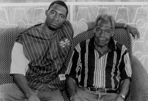 Marc Vivien Foe et son pre