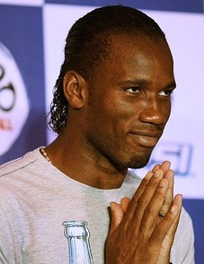 Didier Drogba le 17 juin 2012  New Delhi en Inde