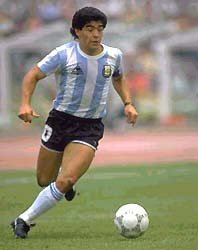 Diego Maradona au sommet de sa gloire en 1986