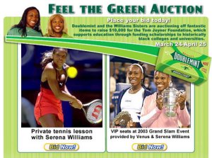 L'affiche publicitaire de doublemint.com