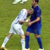 Zidane, face  Materazzi