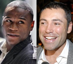Mayweather et De La Hoya