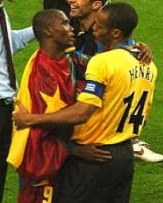 Thierry Henry et Samuel Eto'o 