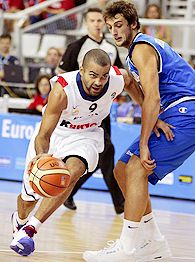 Tony Parker a marqu 36 points face  l'Italie