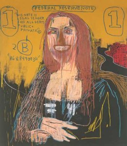 La Joconde vue par Jean-Michel Basquiat